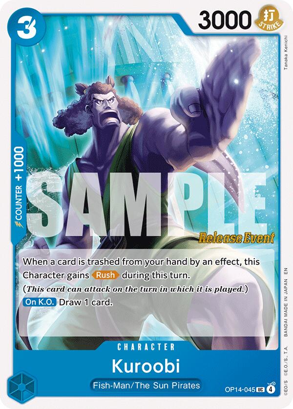 Kuroobi [The Azure Sea's Seven Release Event Cards] | Shuffle n Cut Hobbies & Games