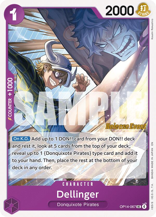 Dellinger [The Azure Sea's Seven Release Event Cards] | Shuffle n Cut Hobbies & Games