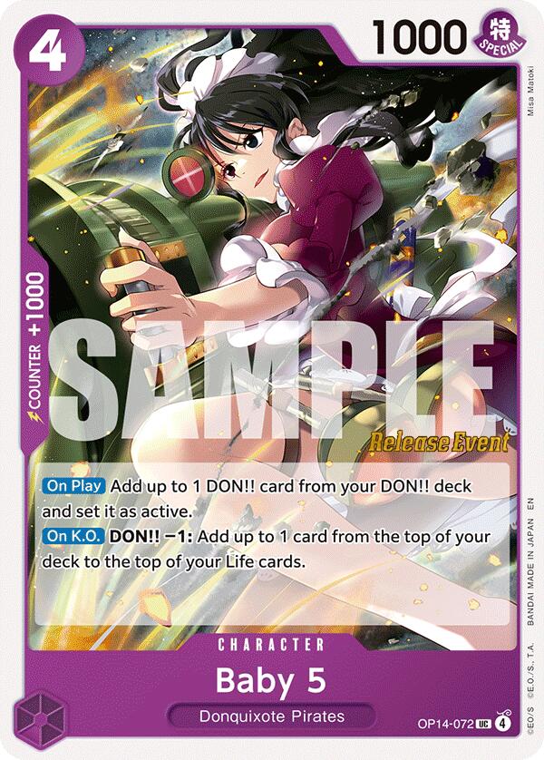 Baby 5 [The Azure Sea's Seven Release Event Cards] | Shuffle n Cut Hobbies & Games