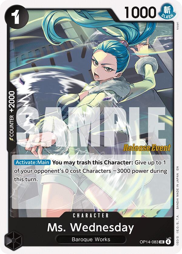 Ms. Wednesday [The Azure Sea's Seven Release Event Cards] | Shuffle n Cut Hobbies & Games