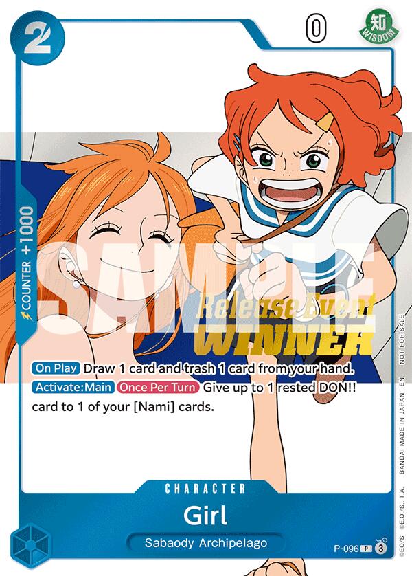 Girl (OP14 Release Event Winner) [One Piece Promotion Cards] | Shuffle n Cut Hobbies & Games