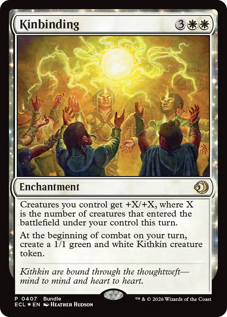 Kinbinding (Bundle) [Lorwyn Eclipsed Promos] | Shuffle n Cut Hobbies & Games