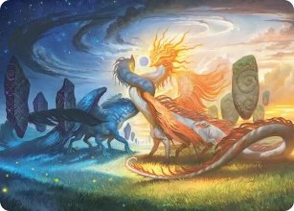 Celestial Reunion Art Card (19/54) [Lorwyn Eclipsed Art Series] | Shuffle n Cut Hobbies & Games