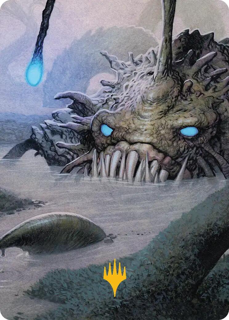 Deceit Art Card (Gold-Stamped Planeswalker Symbol) [Lorwyn Eclipsed Art Series] | Shuffle n Cut Hobbies & Games