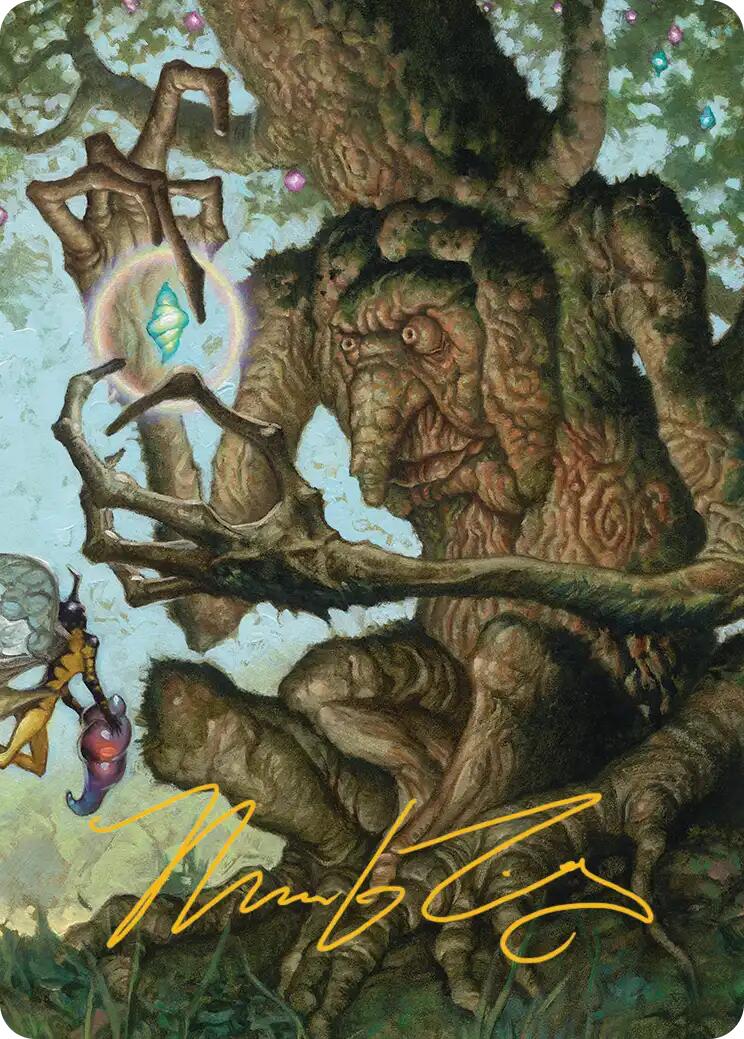 Faeburrow Elder Art Card (Gold-Stamped Signature) [Lorwyn Eclipsed Art Series] | Shuffle n Cut Hobbies & Games