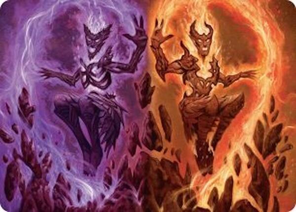 Fire Covenant Art Card [Lorwyn Eclipsed Art Series] | Shuffle n Cut Hobbies & Games
