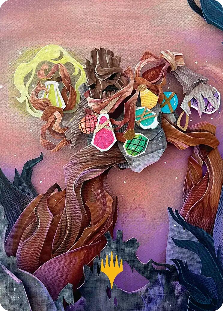 Painter's Servant Art Card (Gold-Stamped Planeswalker Symbol) [Lorwyn Eclipsed Art Series] | Shuffle n Cut Hobbies & Games