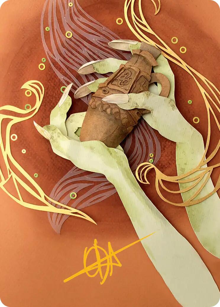 Thousand-Year Elixir Art Card (Gold-Stamped Signature) [Lorwyn Eclipsed Art Series] | Shuffle n Cut Hobbies & Games