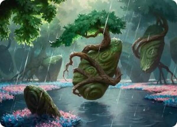 Rain-Slicked Copse Art Card [Lorwyn Eclipsed Art Series] | Shuffle n Cut Hobbies & Games