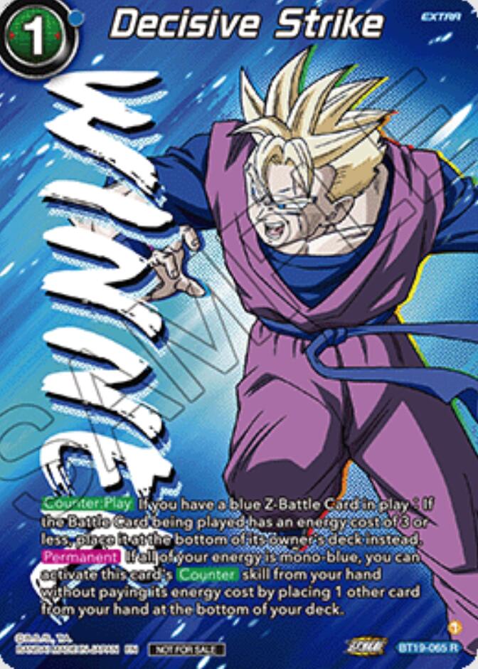 Decisive Strike (Ultra-Bout Series Tournament Pack Vol.1) (Winner) (BT19-065) [Tournament Promotion Cards] | Shuffle n Cut Hobbies & Games