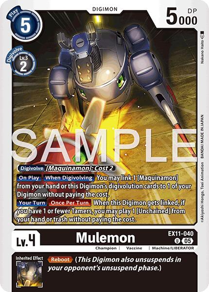 Mulemon [EX11-040] [Dawn of Liberator] | Shuffle n Cut Hobbies & Games