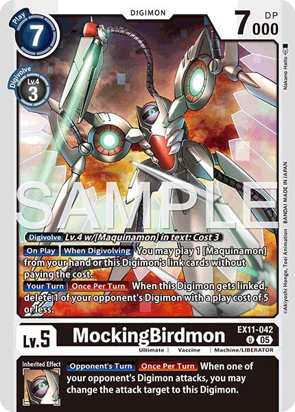 MockingBirdmon [EX11-042] [Dawn of Liberator] | Shuffle n Cut Hobbies & Games