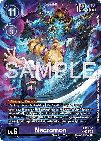 Necromon [EX11-051] (Alternate Art) [Dawn of Liberator] | Shuffle n Cut Hobbies & Games