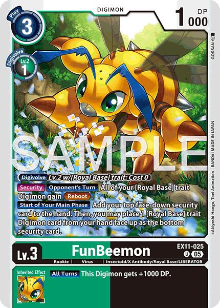 FunBeemon [EX11-025] [Dawn of Liberator] | Shuffle n Cut Hobbies & Games