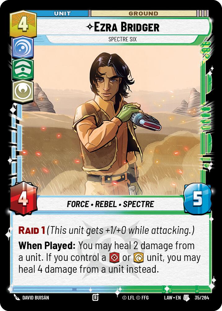 Ezra Bridger - Spectre Six (35/264) (35/264) [A Lawless Time] | Shuffle n Cut Hobbies & Games