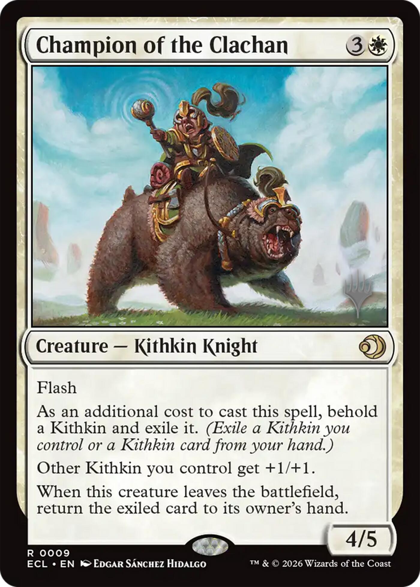 Champion of the Clachan [Lorwyn Eclipsed Promos] | Shuffle n Cut Hobbies & Games