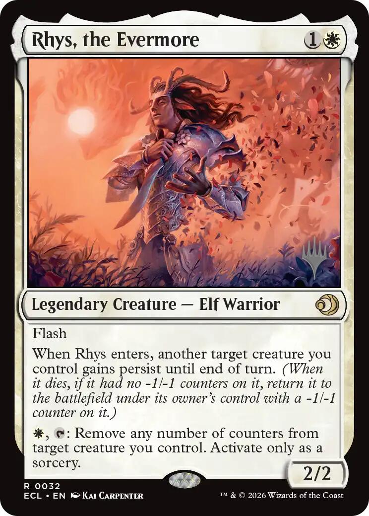 Rhys, the Evermore [Lorwyn Eclipsed Promos] | Shuffle n Cut Hobbies & Games