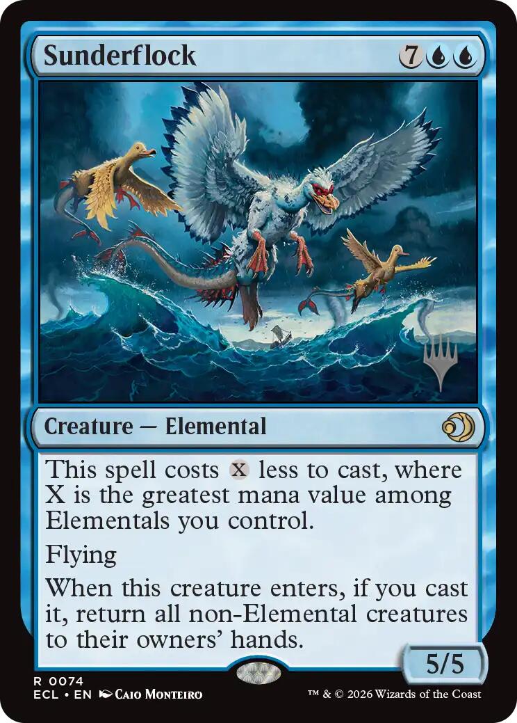 Sunderflock [Lorwyn Eclipsed Promos] | Shuffle n Cut Hobbies & Games