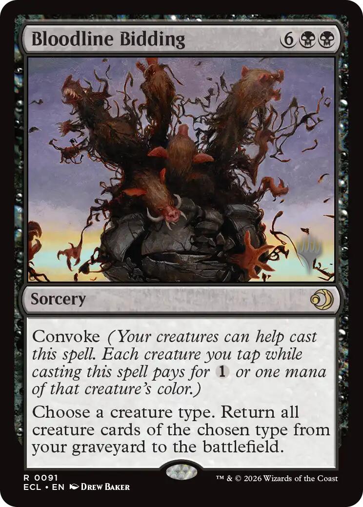 Bloodline Bidding [Lorwyn Eclipsed Promos] | Shuffle n Cut Hobbies & Games