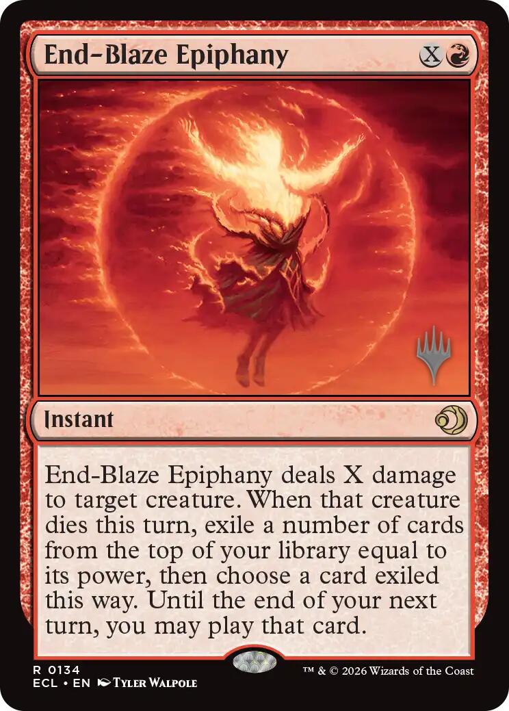 End-Blaze Epiphany [Lorwyn Eclipsed Promos] | Shuffle n Cut Hobbies & Games