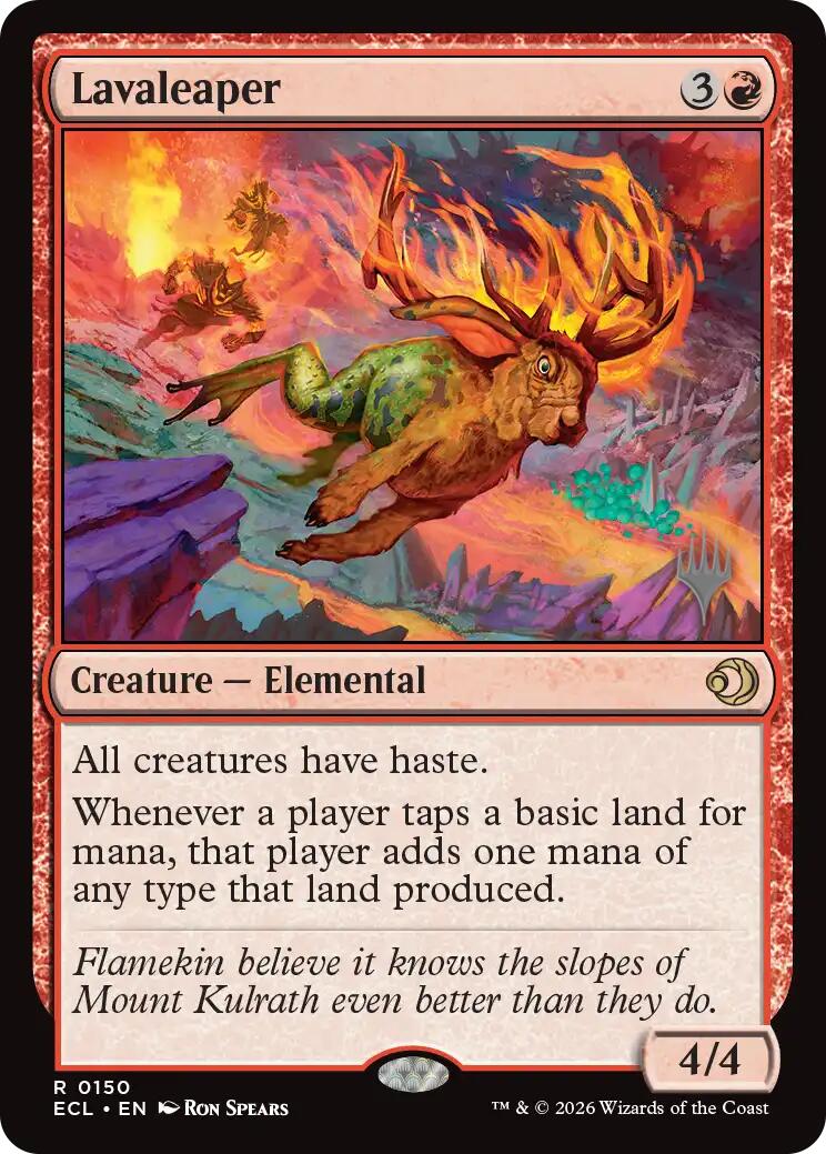 Lavaleaper [Lorwyn Eclipsed Promos] | Shuffle n Cut Hobbies & Games