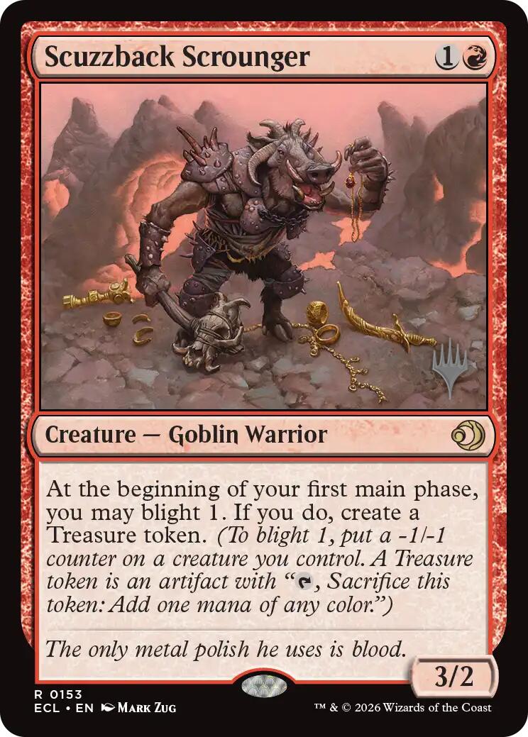 Scuzzback Scrounger [Lorwyn Eclipsed Promos] | Shuffle n Cut Hobbies & Games