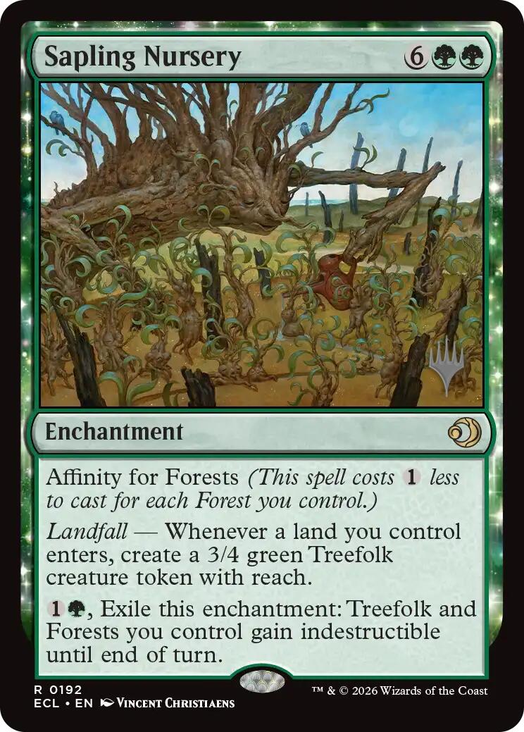 Sapling Nursery [Lorwyn Eclipsed Promos] | Shuffle n Cut Hobbies & Games