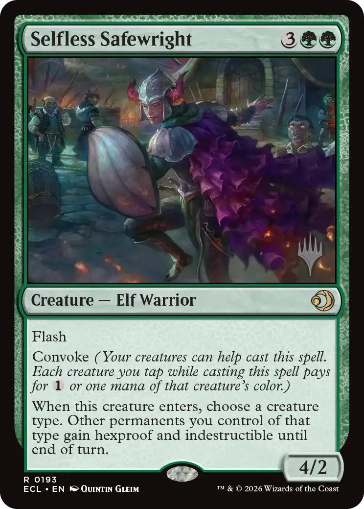 Selfless Safewright [Lorwyn Eclipsed Promos] | Shuffle n Cut Hobbies & Games