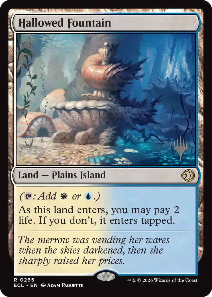 Hallowed Fountain [Lorwyn Eclipsed Promos] | Shuffle n Cut Hobbies & Games