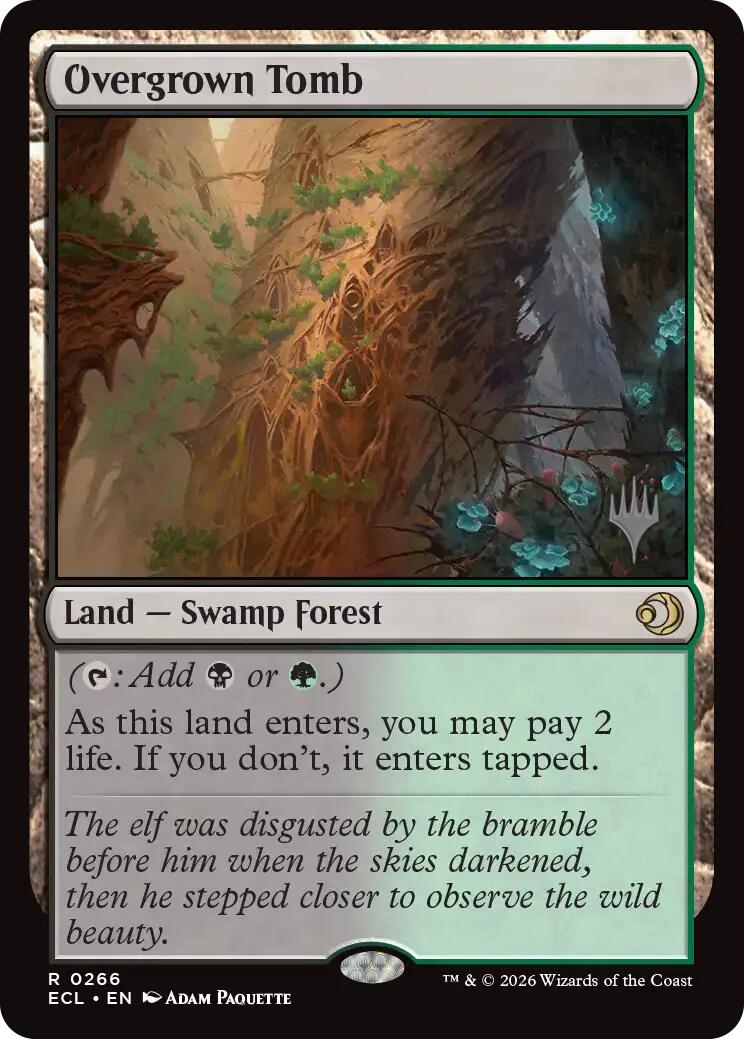 Overgrown Tomb [Lorwyn Eclipsed Promos] | Shuffle n Cut Hobbies & Games