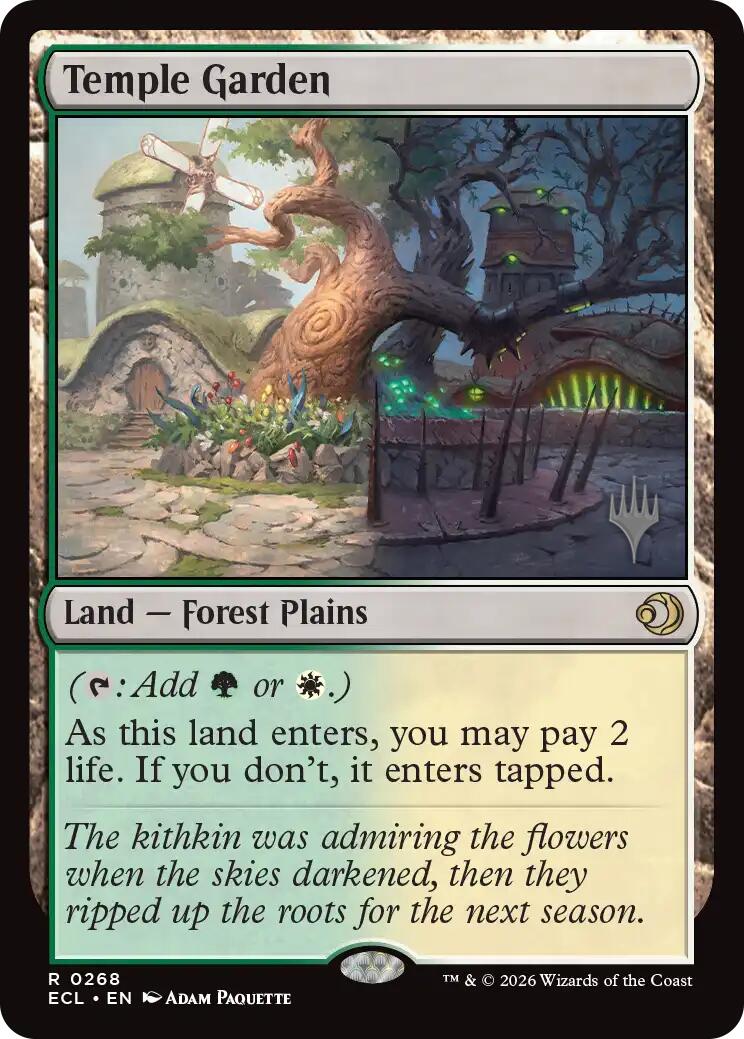 Temple Garden [Lorwyn Eclipsed Promos] | Shuffle n Cut Hobbies & Games