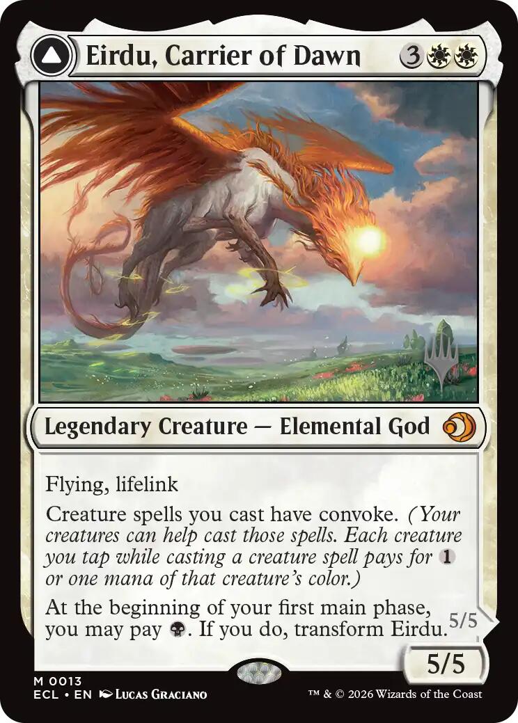 Eirdu, Carrier of Dawn [Lorwyn Eclipsed Promos] | Shuffle n Cut Hobbies & Games