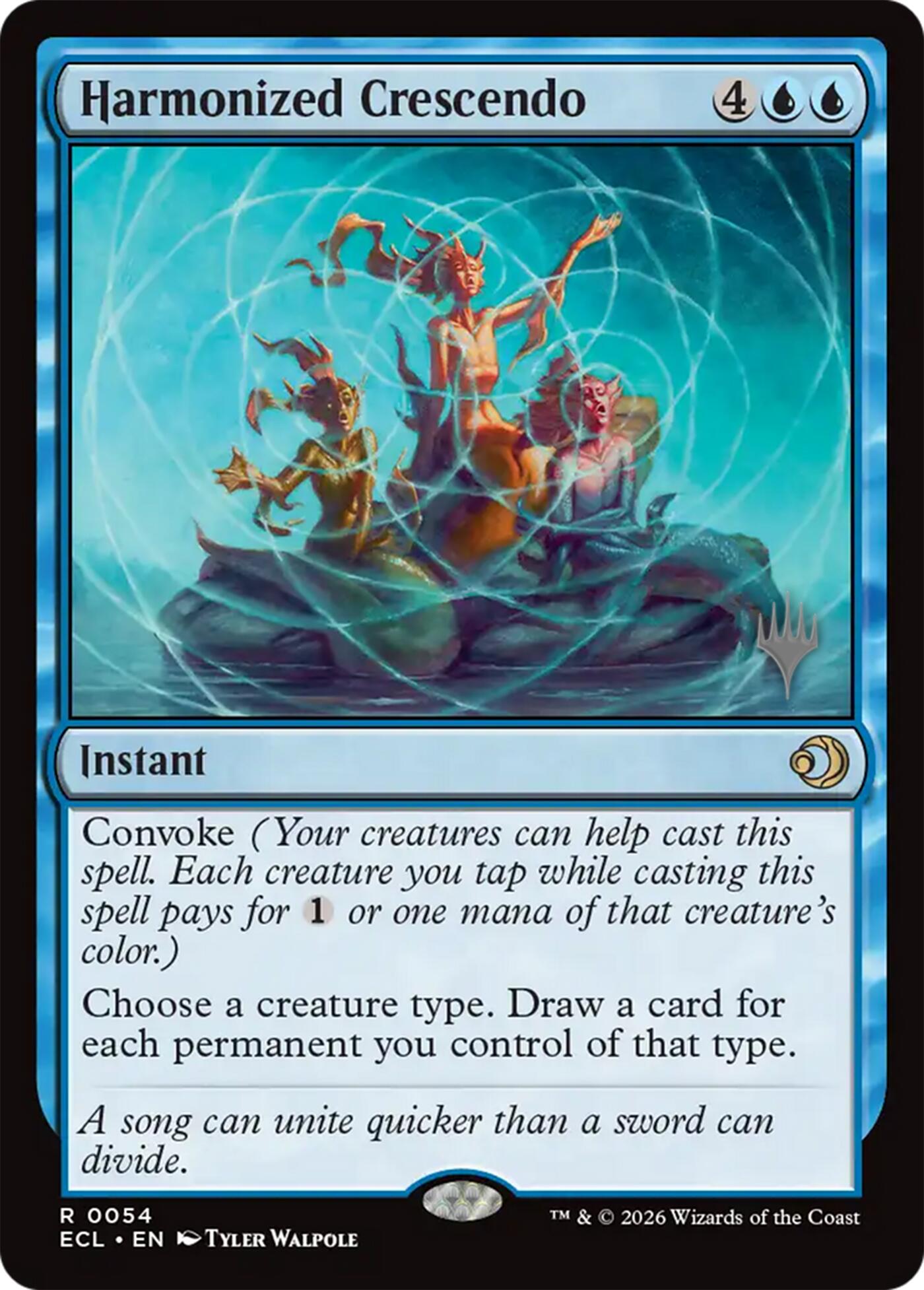 Harmonized Crescendo [Lorwyn Eclipsed Promos] | Shuffle n Cut Hobbies & Games