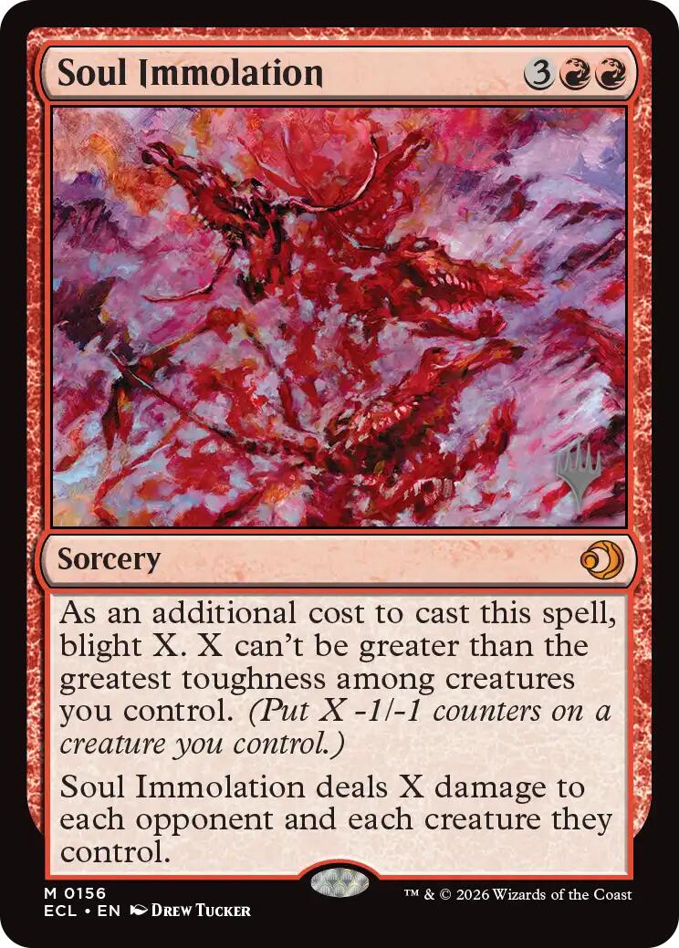 Soul Immolation [Lorwyn Eclipsed Promos] | Shuffle n Cut Hobbies & Games