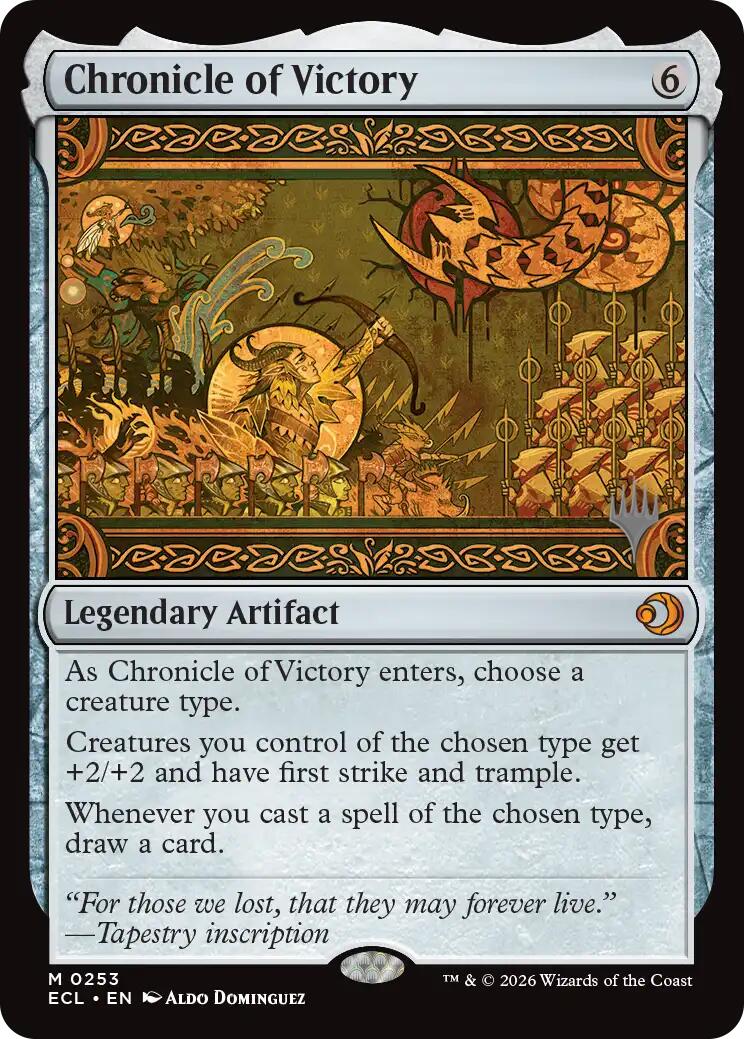 Chronicle of Victory [Lorwyn Eclipsed Promos] | Shuffle n Cut Hobbies & Games