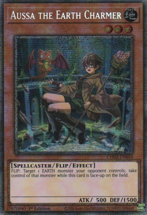 Aussa the Earth Charmer (Starlight Rare) [CH02-EN004] Starlight Rare | Shuffle n Cut Hobbies & Games
