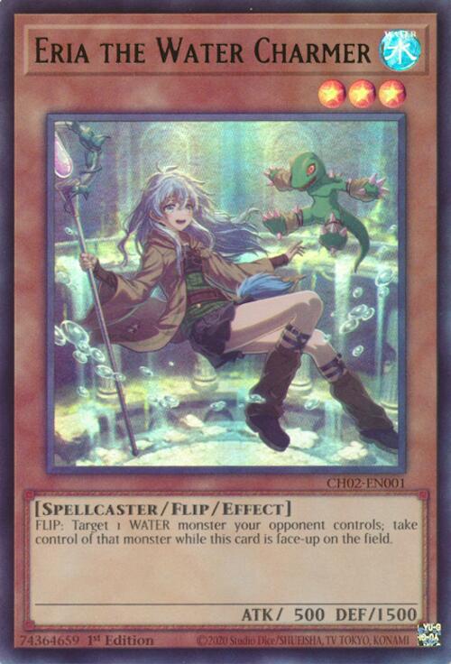 Eria the Water Charmer (Ultra Rare) [CH02-EN001] Ultra Rare | Shuffle n Cut Hobbies & Games