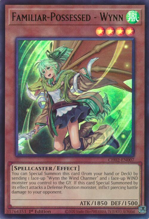Familiar-Possessed - Wynn [CH02-EN007] Ultra Rare | Shuffle n Cut Hobbies & Games
