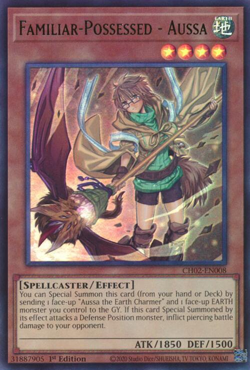 Familiar-Possessed - Aussa [CH02-EN008] Ultra Rare | Shuffle n Cut Hobbies & Games
