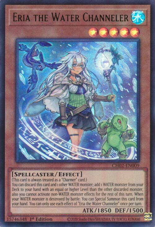 Eria the Water Channeler [CH02-EN009] Ultra Rare | Shuffle n Cut Hobbies & Games