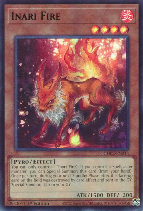 Inari Fire [CH02-EN014] Ultra Rare | Shuffle n Cut Hobbies & Games