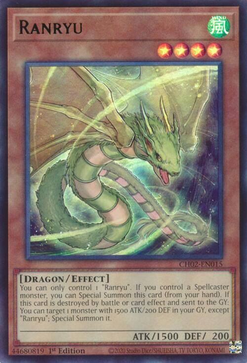 Ranryu [CH02-EN015] Ultra Rare | Shuffle n Cut Hobbies & Games