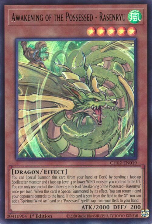 Awakening of the Possessed - Rasenryu [CH02-EN019] Ultra Rare | Shuffle n Cut Hobbies & Games