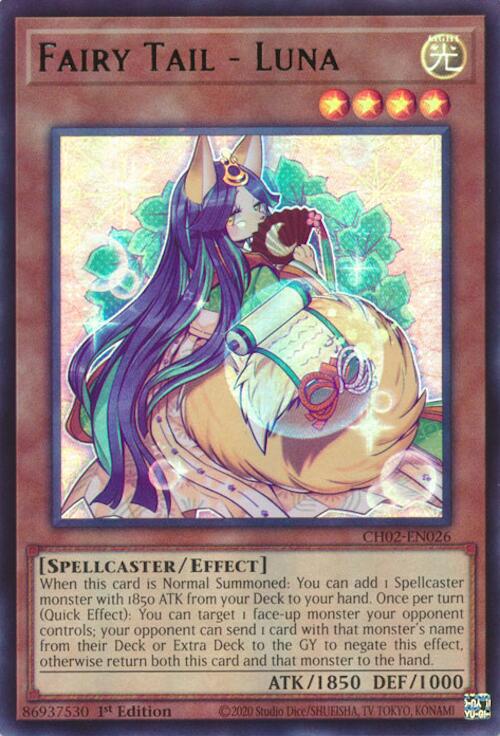 Fairy Tail - Luna [CH02-EN026] Ultra Rare | Shuffle n Cut Hobbies & Games