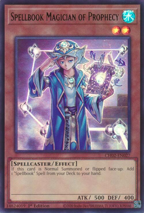 Spellbook Magician of Prophecy [CH02-EN027] Ultra Rare | Shuffle n Cut Hobbies & Games