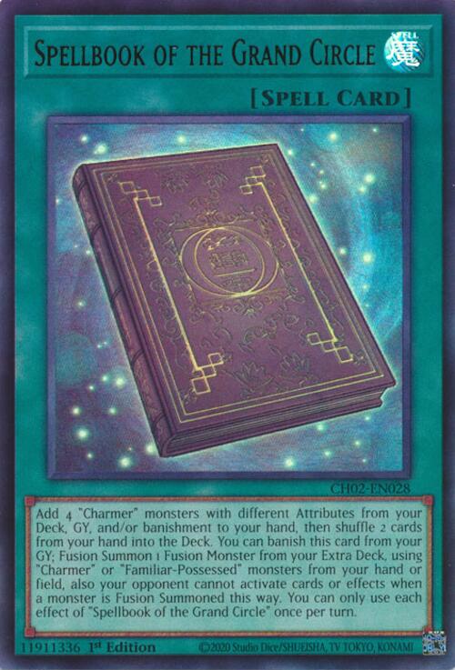 Spellbook of the Grand Circle (Ultra Rare) [CH02-EN028] Ultra Rare | Shuffle n Cut Hobbies & Games