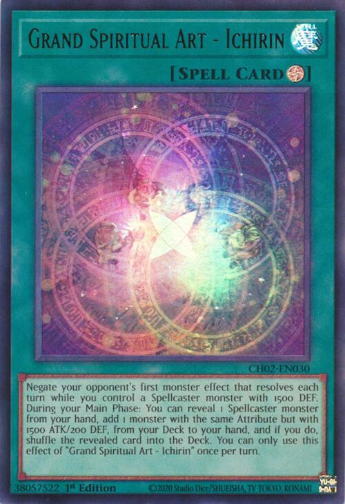 Grand Spiritual Art - Ichirin [CH02-EN030] Ultra Rare | Shuffle n Cut Hobbies & Games