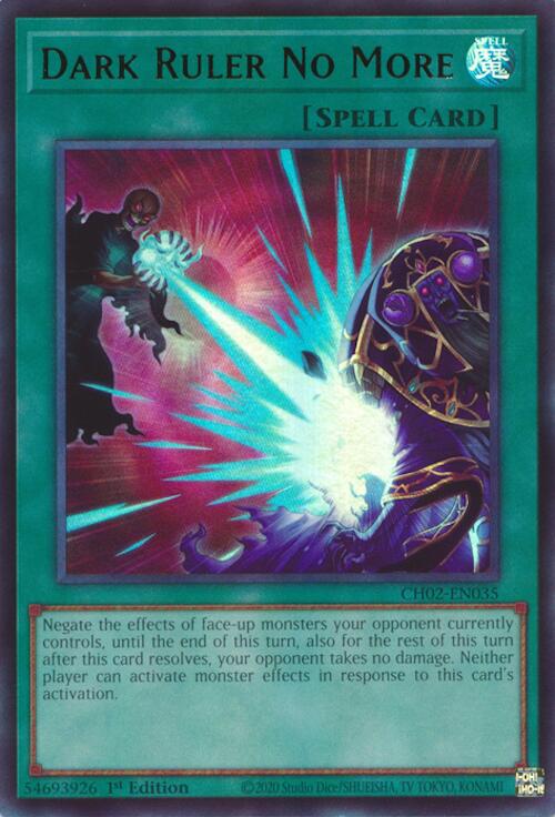 Dark Ruler No More [CH02-EN035] Ultra Rare | Shuffle n Cut Hobbies & Games