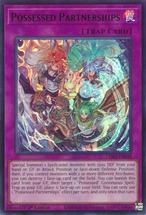 Possessed Partnerships [CH02-EN038] Ultra Rare | Shuffle n Cut Hobbies & Games