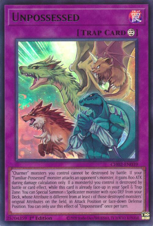 Unpossessed [CH02-EN039] Ultra Rare | Shuffle n Cut Hobbies & Games